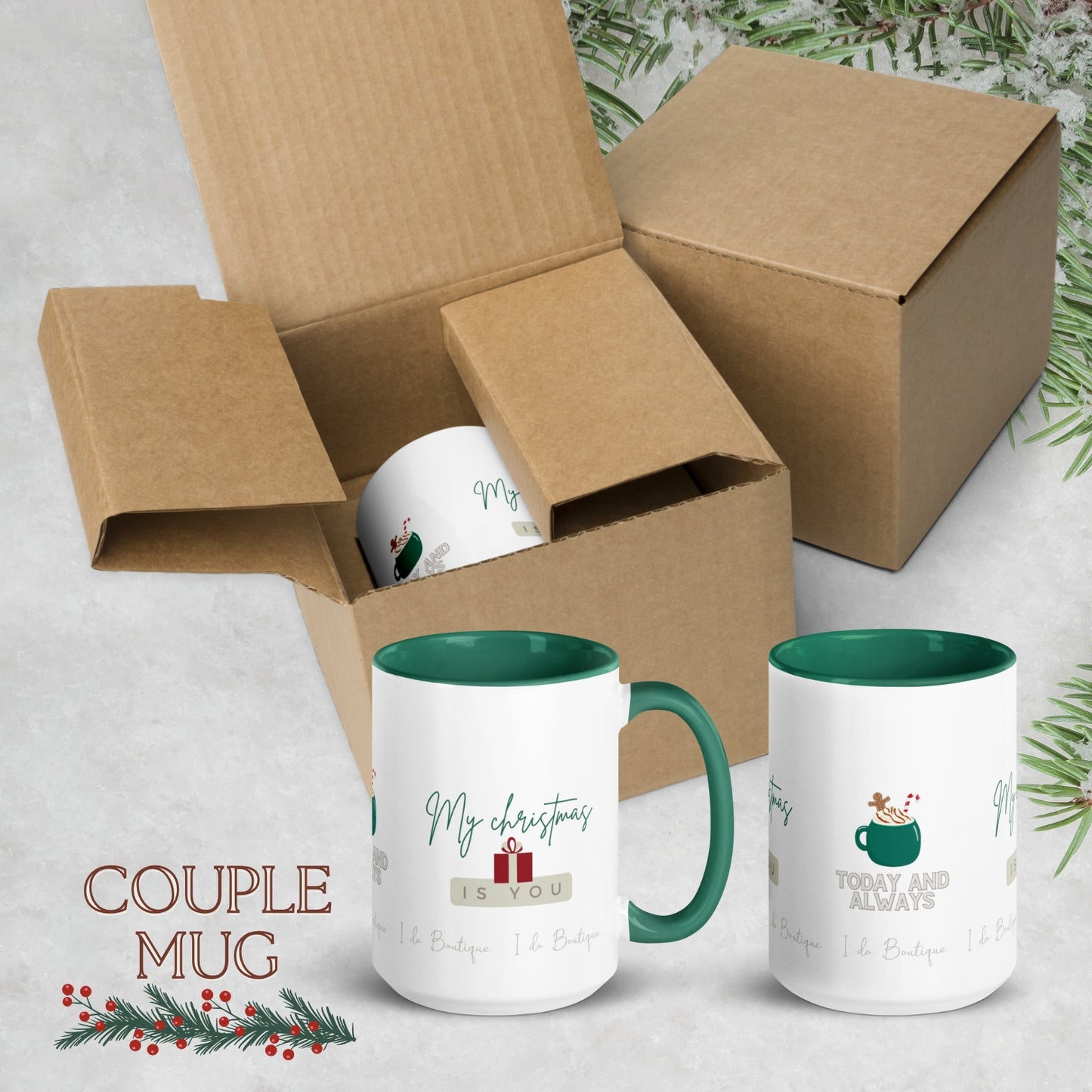 My Christmas gift is you • Couple Mug