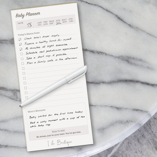 Magnetic Baby Planner • Notepad