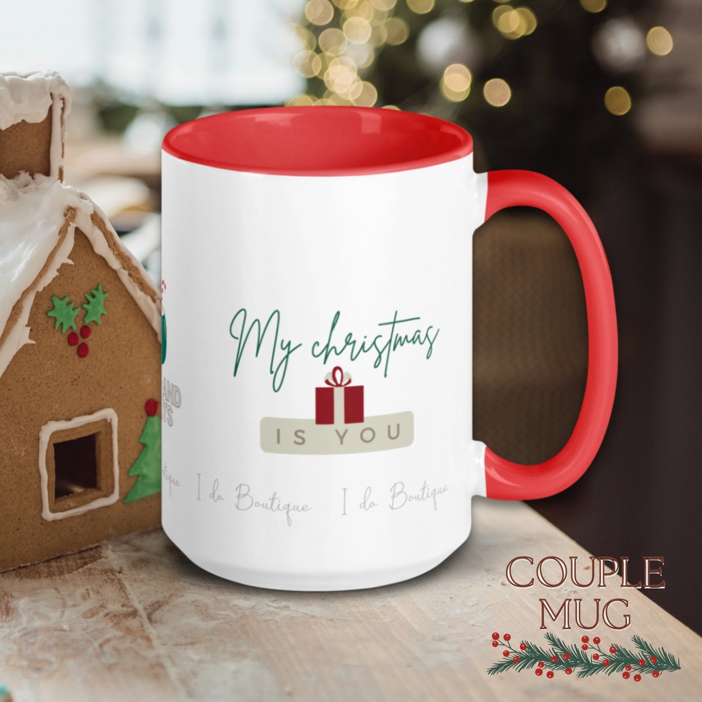 My Christmas gift is you • Couple Mug