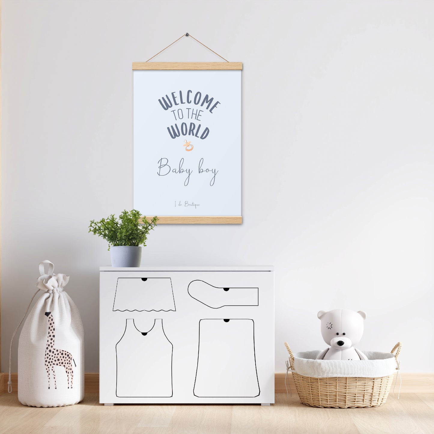 Welcome baby boy • Poster