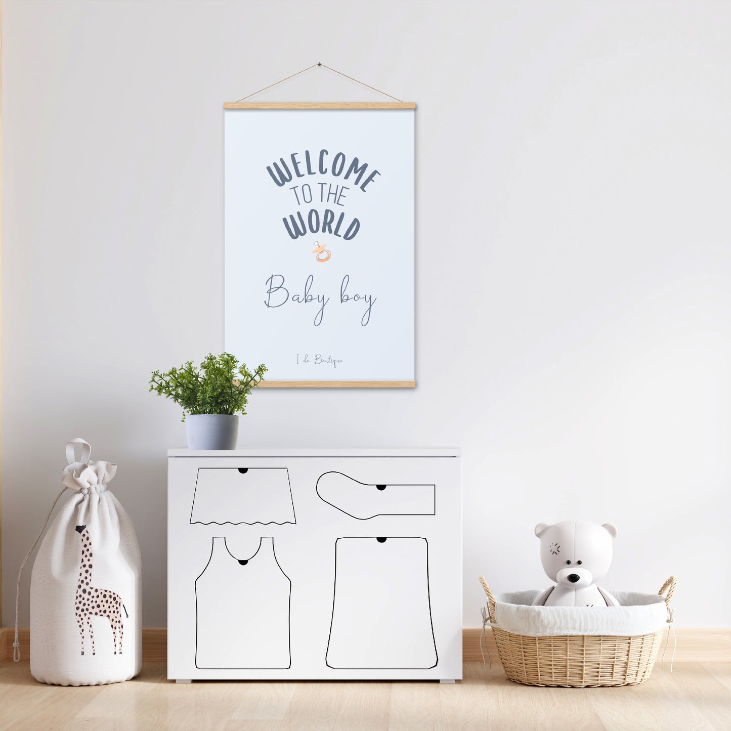 Welcome baby boy • Poster