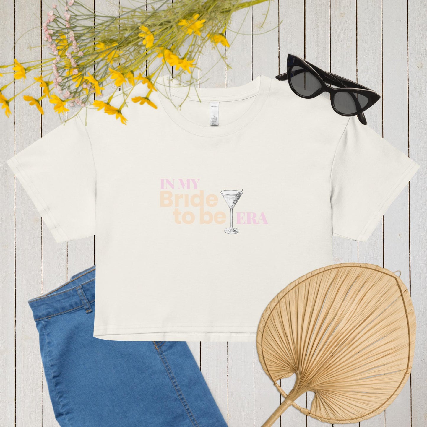 In my Bride to Be era • Crop top