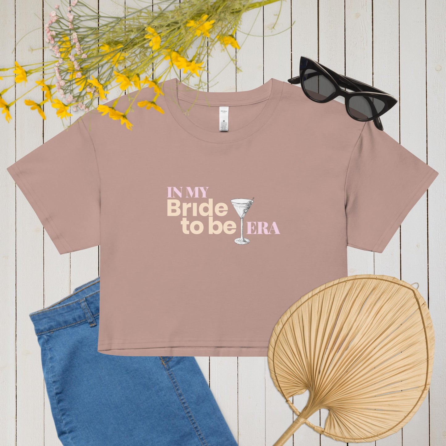 In my Bride to Be era • Crop top